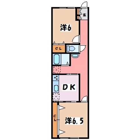 サンハイツ三溝の物件間取画像